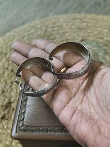 Large Vintage GS Hoops