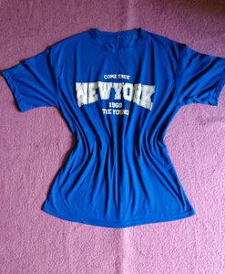 Blue 'New York' T-Shirt