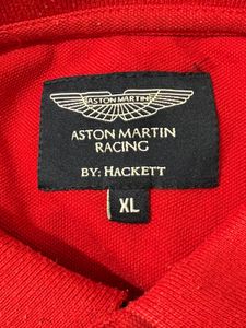 HACKETT x ASTON MARTIN Red Polo T-Shirt