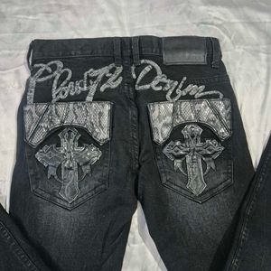 Low Waist Goth / Vintage /Y2K Denim Jeans