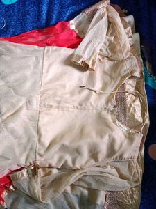 Stylish Red &amp; Gold Ethnic Dress