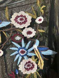 Sheer Floral Embroidered Top