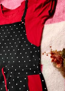 Polka Dot Jumper Dress