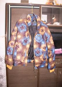 unisex Stylish Patterned Puffer Jacket