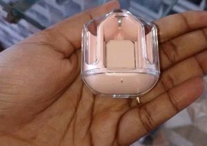 Pink Airpods With Time
