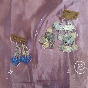 Moon Goddess Earrings ⋆.˚ ☾ .⭒˚