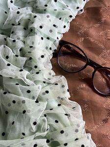 Mint Polka Dot Mini Dress