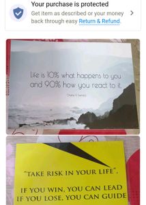 5 MOTIVATIONAL LAMIBATED POSTERS