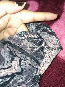Pink And Black Pattern Top