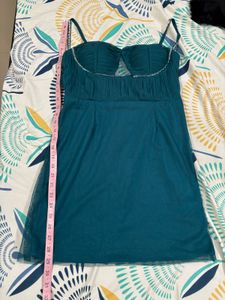 Birthday outfit Elegant sea blue Dress