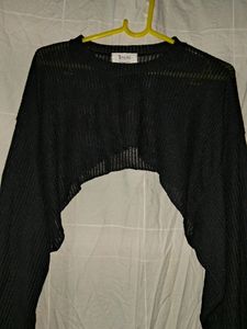 Bold Boucle Bolero Cardigan Top