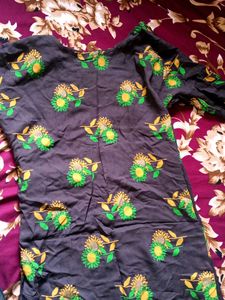 Floral Print Kurti Set