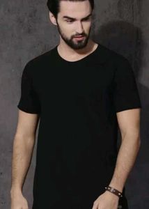 Classic Black Crew Neck Tee