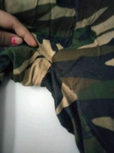 Camo Print Casual Pants