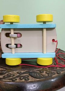 New Bunny Wooden Car Toy