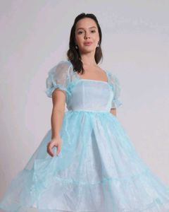 Sky Blue Cloud dress