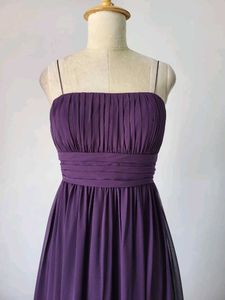Purple Chiffon Gown