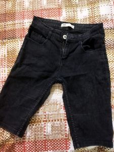 Shorts Black Faded Jeans