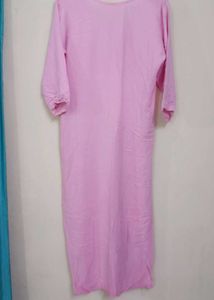 Pink Chikankari Kurti