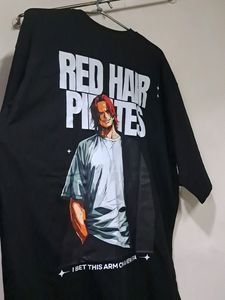RED HAIR PIRATES T-Shirt ...BLACK