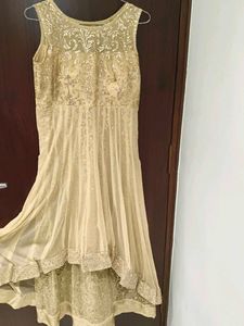 Elegant Gold Embellished Dress