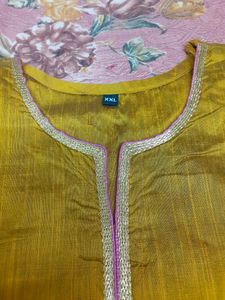 Cotton Silk Kurti Xxl Size ( 44)