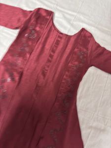 RUST ANARKALI KURTI