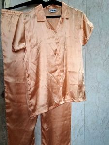Vintage Satin Pajama Set