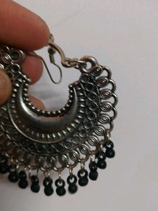 Silver Boho Dangle Earrings
