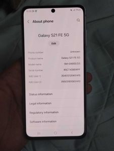 SAMSUNG S21 FE 5G (8/256)Gb - EXYNOS PROCESSOR
