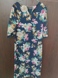 Floral Print Midi Dress