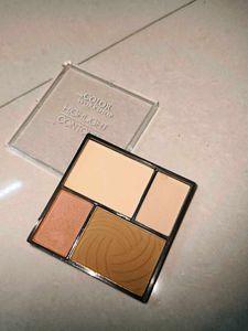 Combo Of Blush, Bronzer, Contour, Strobing