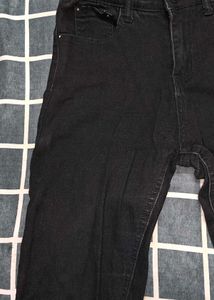 Boys Slim Fit Black Jeans