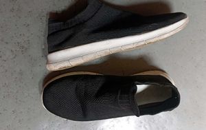 Black Knit Sneakers