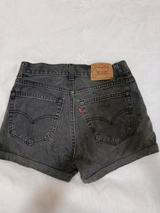 Levi&#39;s Charcoal GreyJeans Shorts  | Waist - 30