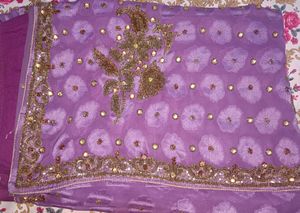 Wedding Wear Brasso Saree