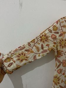 Floral Print Kurta