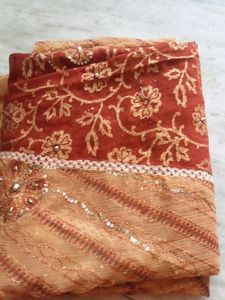 Elegant Embroidered Saree