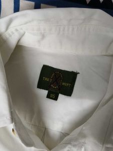 The Hunt Men White Cotton Mix Formal Shirt