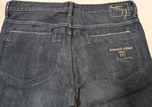 Pepe Jeans Distressed Black Denim Jean