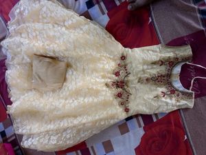 Net Heavy Gown For 9 To 12 Years Girl
