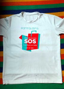 Pantaloons White Graphic T-Shirt