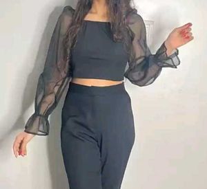 Chic Black Off-Shoulder Top