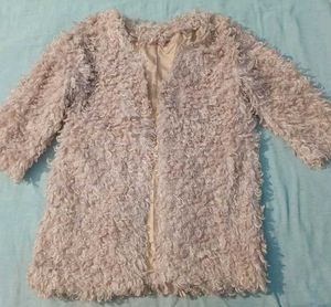 Faux Fur Light Pink Jacket 🩷