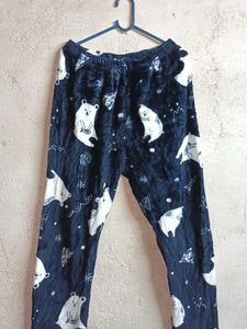 Ladies Fleece Pants Pajama Multicolour