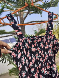 Black sleeveless summer dress