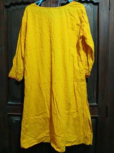 Rangmanch Yellow Embroidered Tunic