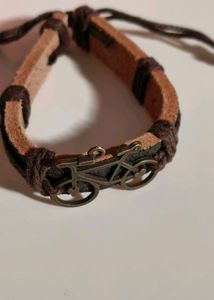 Adjustable Bracelet With Cycle Charm 🧿