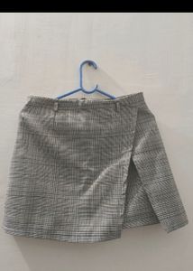 La Chic Pick Short Plaid A-Line Mini Tennis Skirt