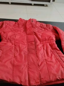 Red Quilted Jacket